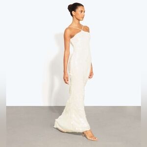 Rat & Boa One Shoulder White Dress